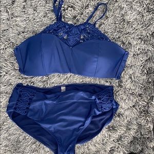 High waisted 2pc bathing suit Super cute 3X
